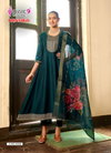 Hansika Vol 4 By Mystic 9 Fancy Fabric Kurti With Bottom Dupatta Online Wholesale